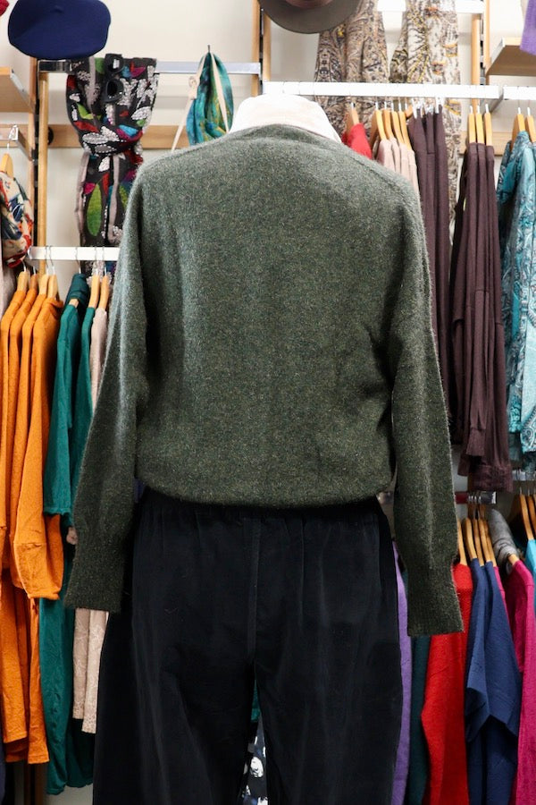 Cardigan Possum Merino V-Neck Prime