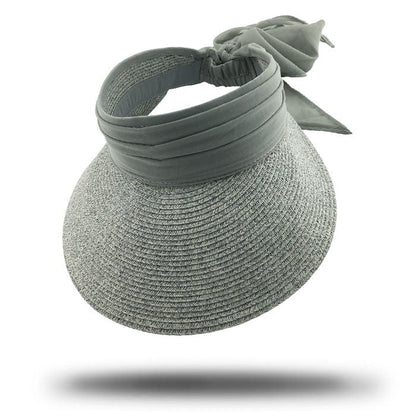 Visor Braided Toyo Hat World Australia Grey 