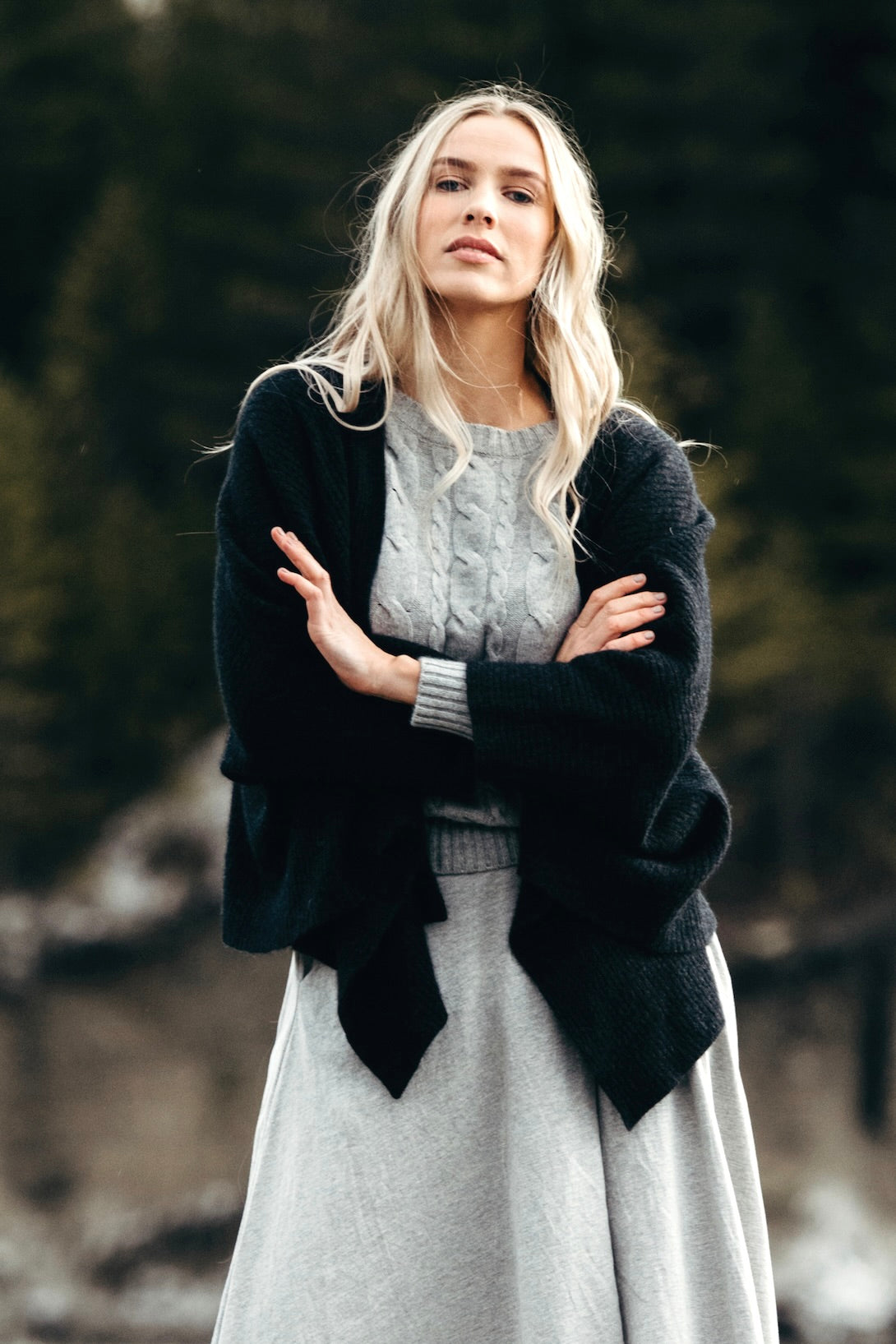 Merino Silk Jetsetter Wrap Jacket