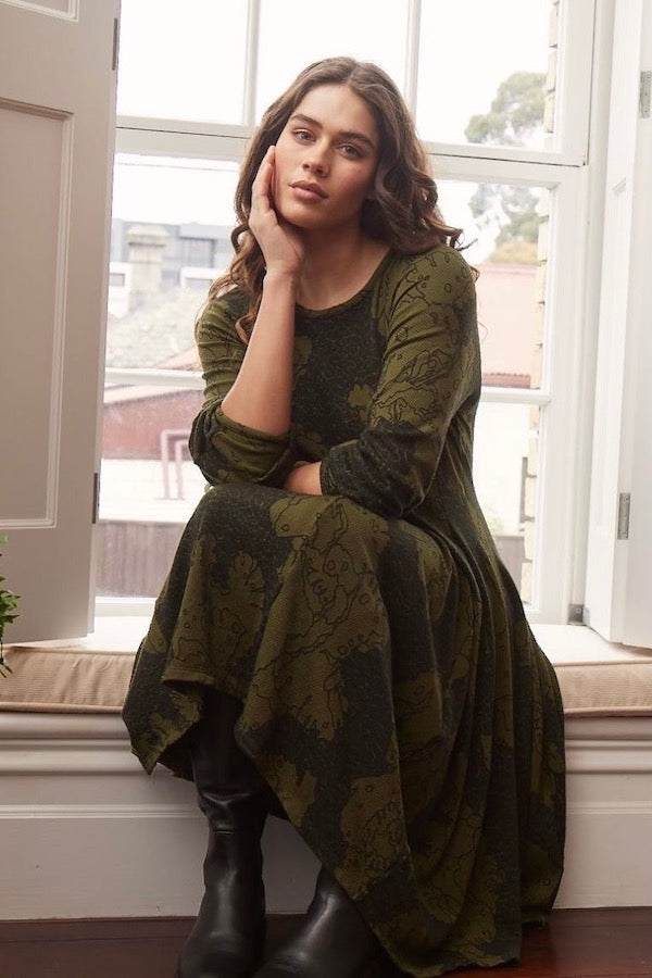 Dress Salome Olive Valia