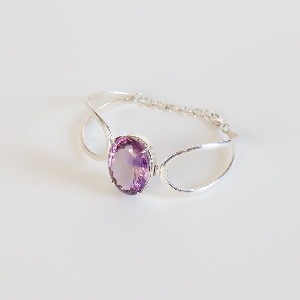 Ametrine Silver Bracelet Jewellery Earth to Life