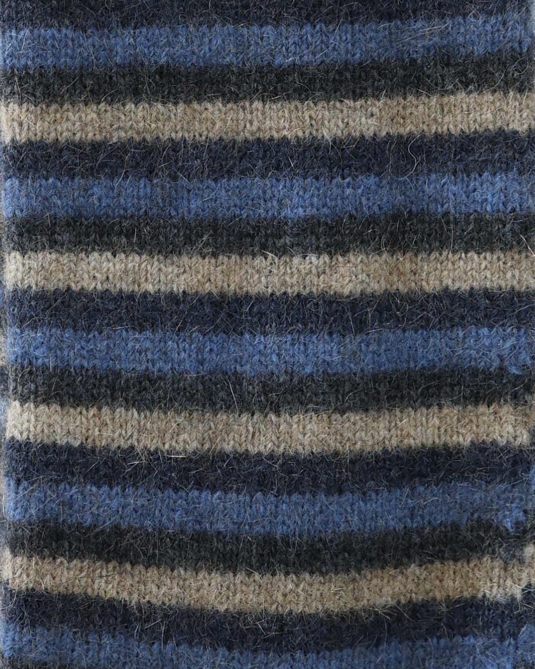 Sock Possum Merino Stripe Denim