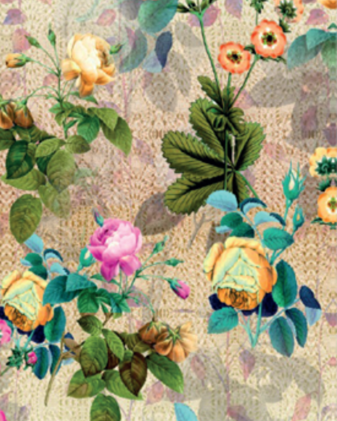 Fine Merino Printed Scarf
