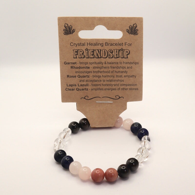 Bracelet Crystal Healing Friendship Made By Earth