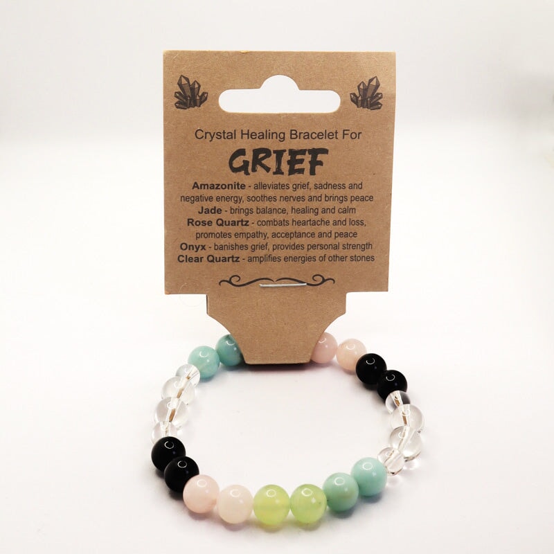 Bracelet Crystal Healing Grief Made By Earth