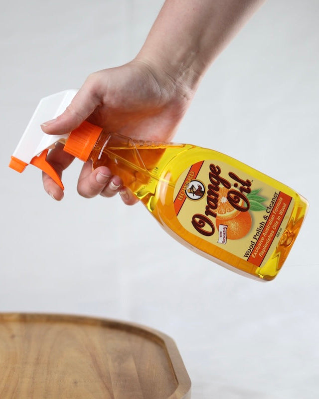 Howard's orange oil wood cleaner and polisher