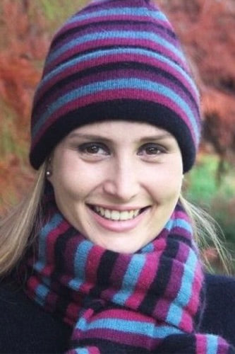 Scarf Possum Merino Stripe Jewel