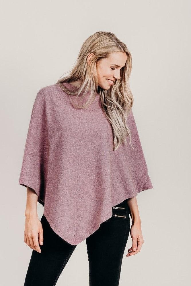 Merino Silk Poncho