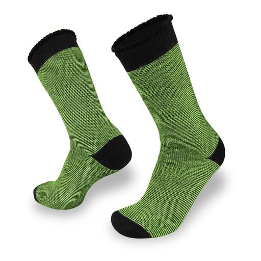 Socks Wool & Bamboo Boot General wilderness Wear M Black/Lime 