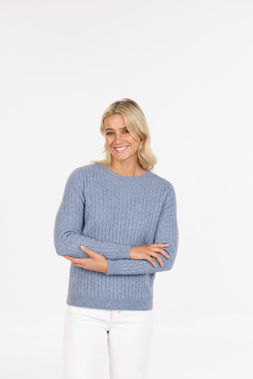 Classic Possum Merino Cable Sweater