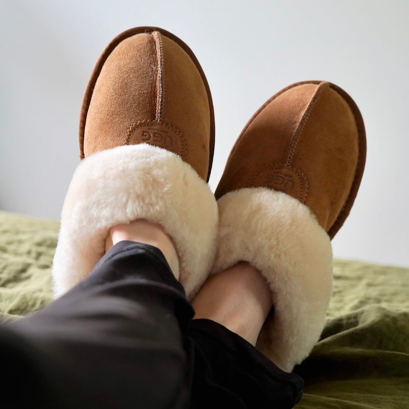 UGG Platform Scuffs Chestnut
