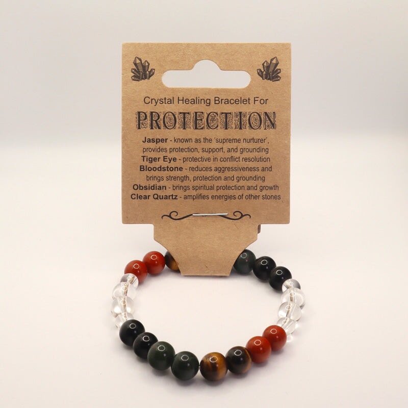Bracelet Crystal Healing Protection Made By Earth
