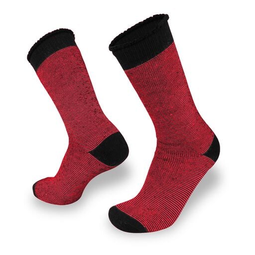Socks Wool & Bamboo Boot General wilderness Wear M Black/Red 