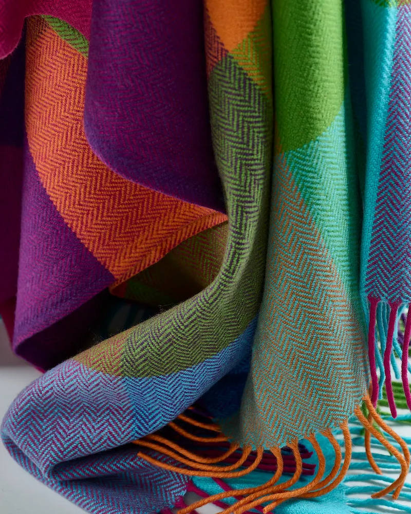 Silken Cashmere Blend Throw