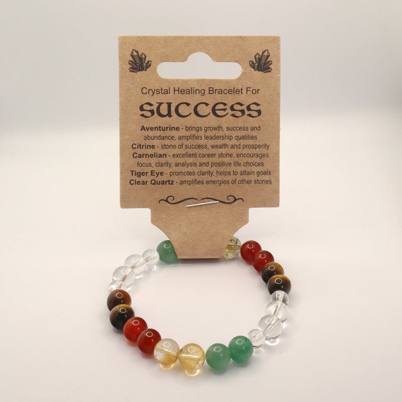 Bracelet Crystal Healing Success Made By Earth