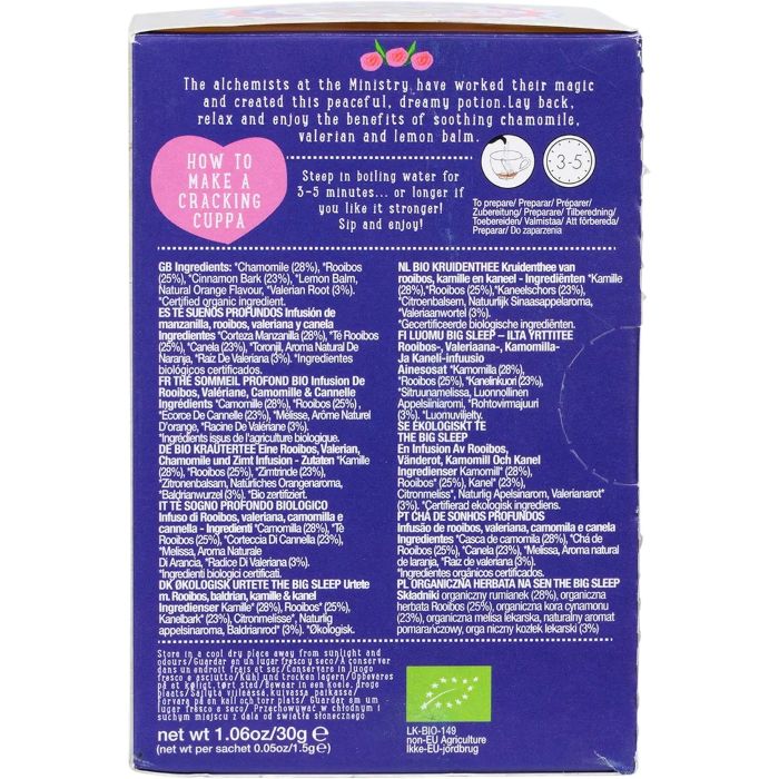 Organic 'The Big Sleep' Tea Bags