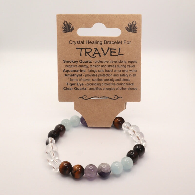 Bracelet Crystal Healing Travel Made By Earth