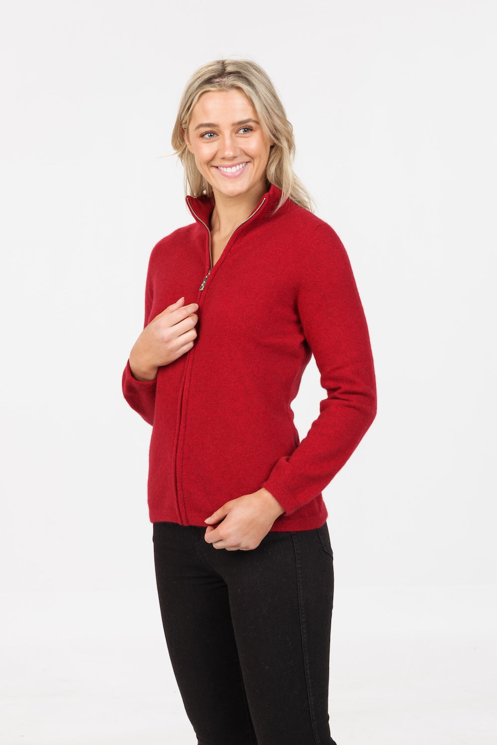 Full Zip Possum Merino Jacket