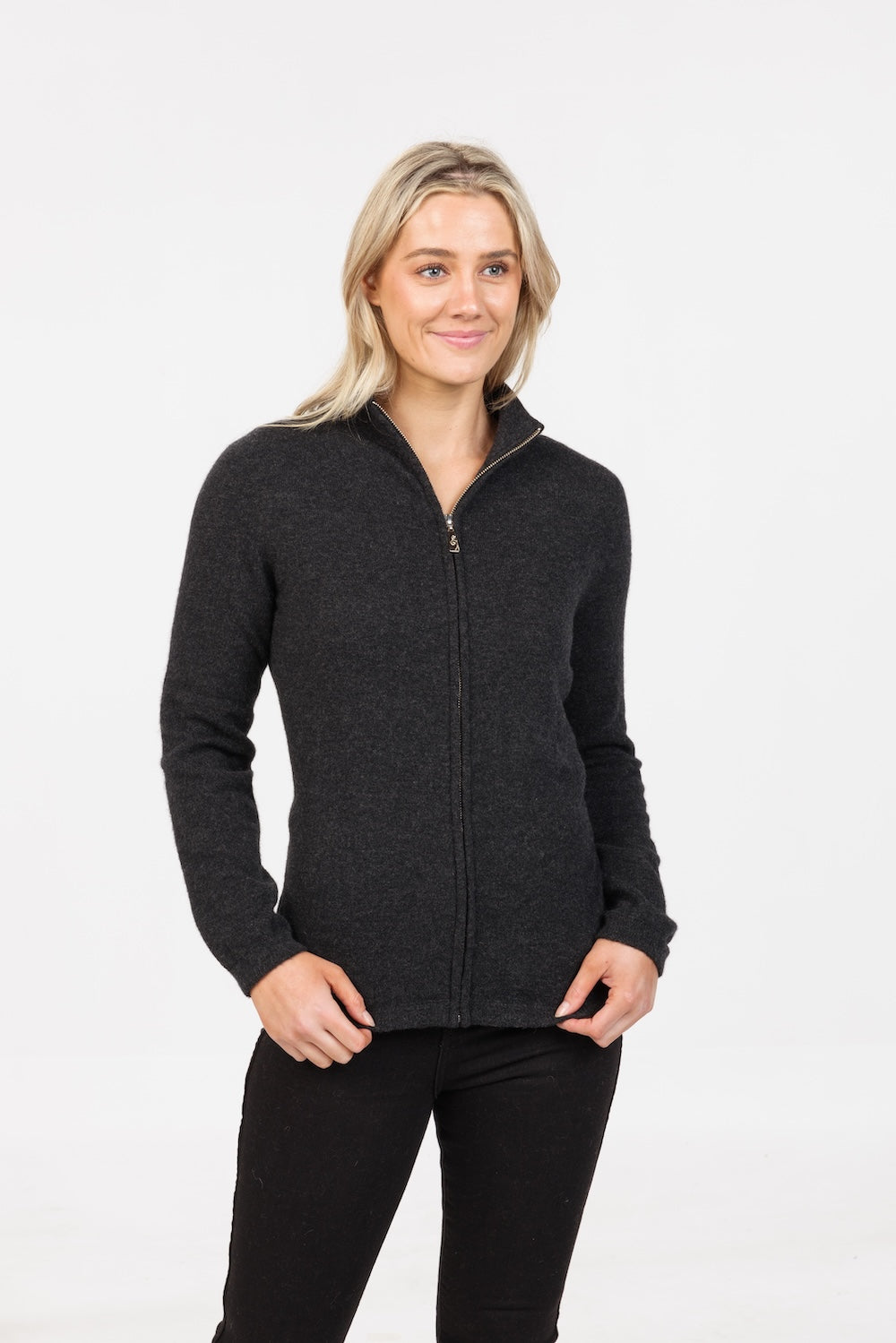 Full Zip Possum Merino Jacket