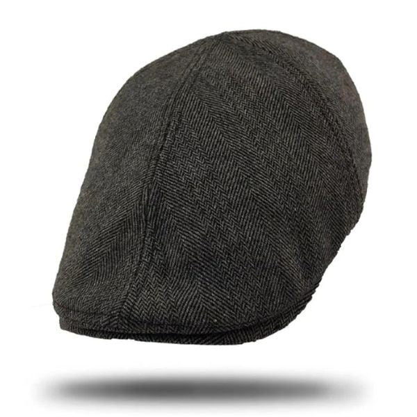 Wool Blend Flat Cap