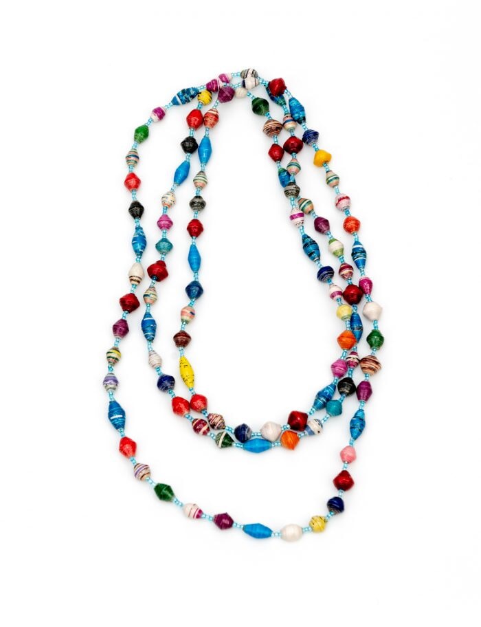 Necklace Multicoloured Fair Trade General Afri Beads