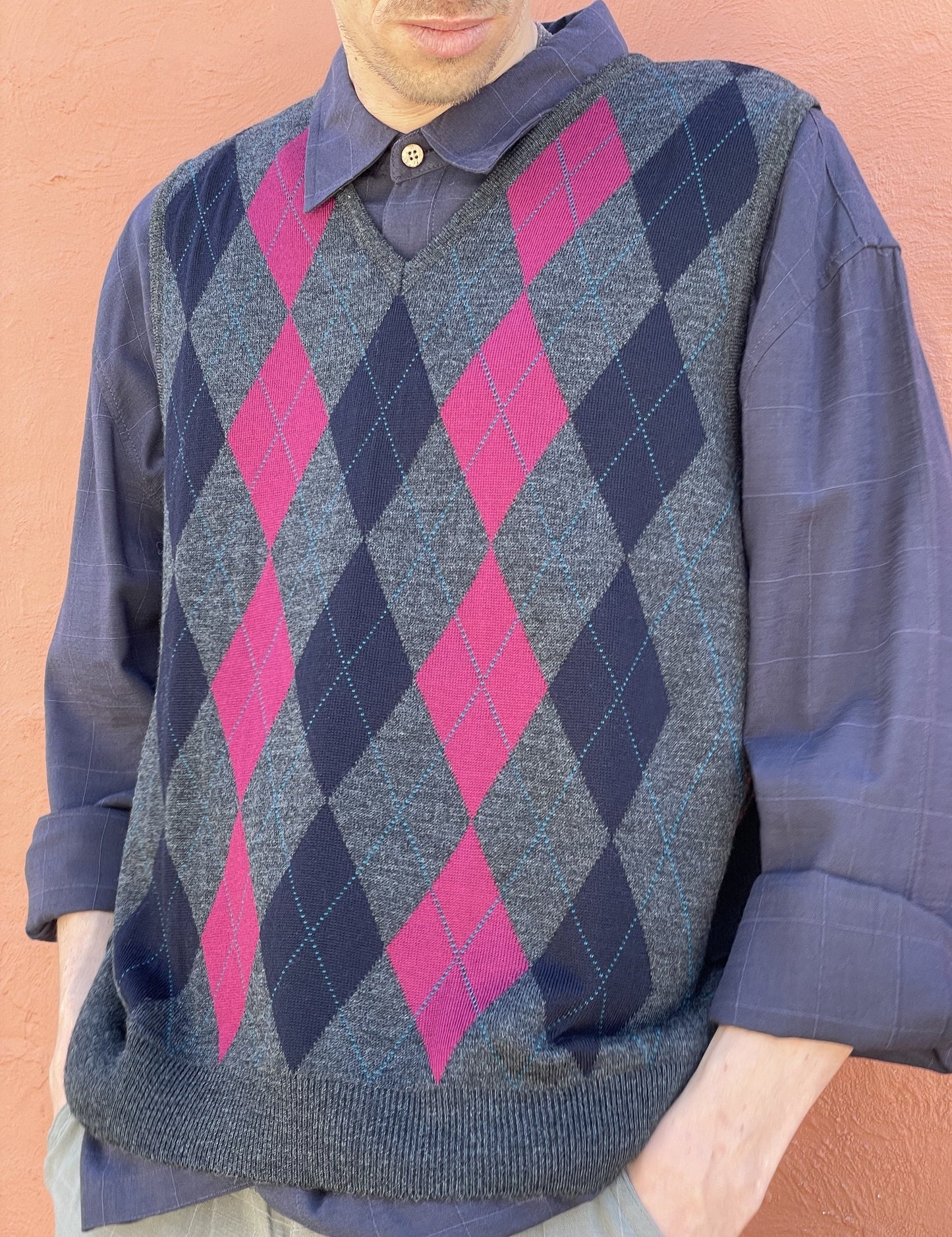 Vest Argyle Men's Aussie Made General Geccu