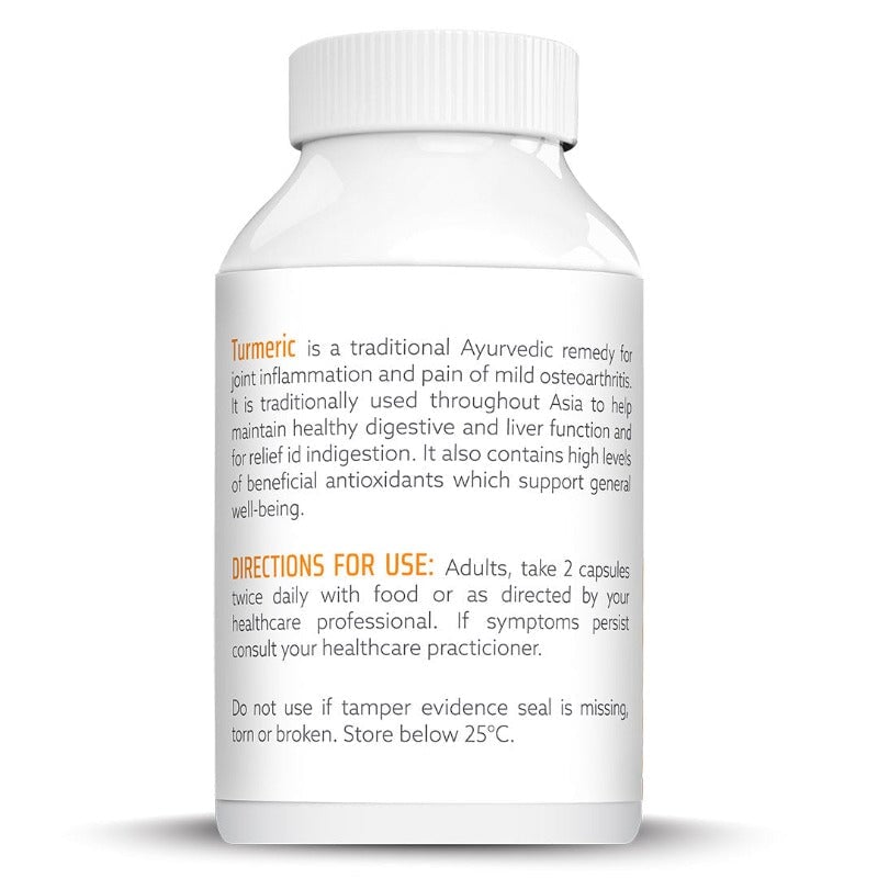 Turmeric Capsules with Black Pepper General Nature's Help