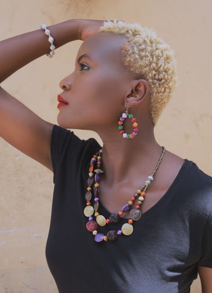 Necklace Coin General Afri Beads