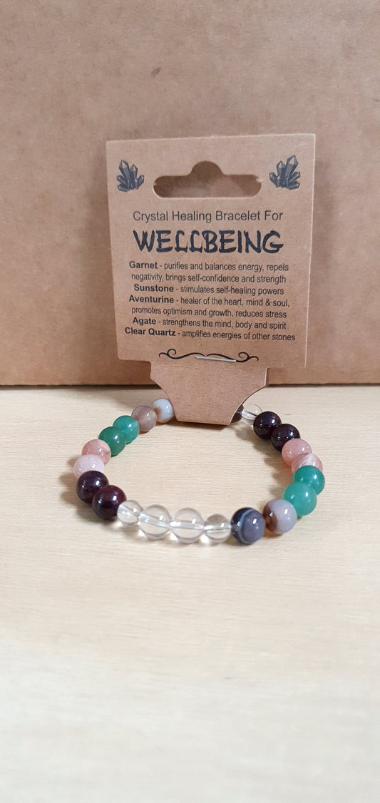 Bracelet Crystal Healing Wellbeing Made By Earth 