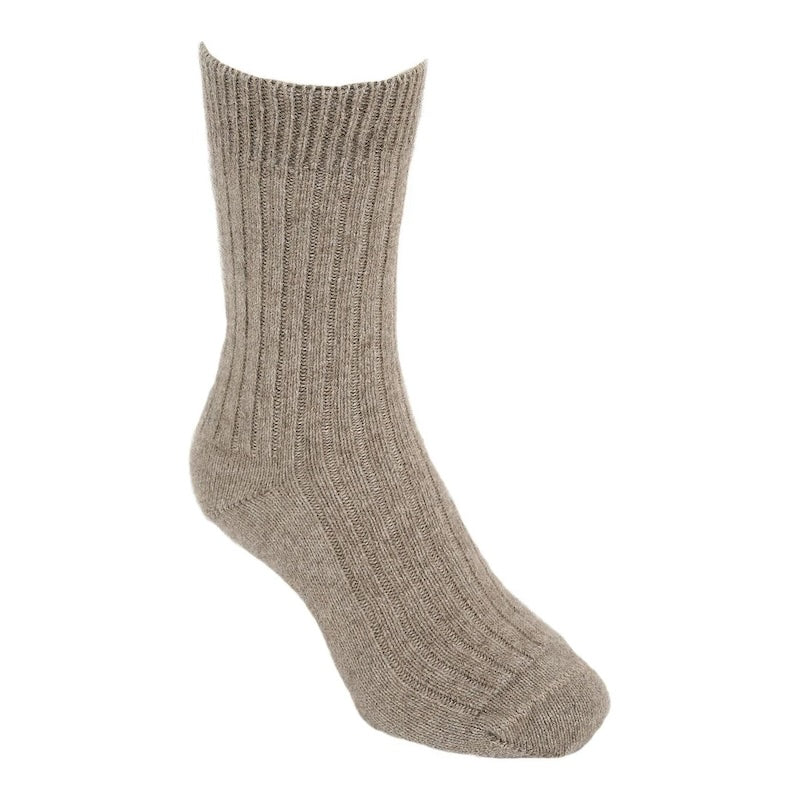 Socks Possum Merino Ribbed Earth to Life