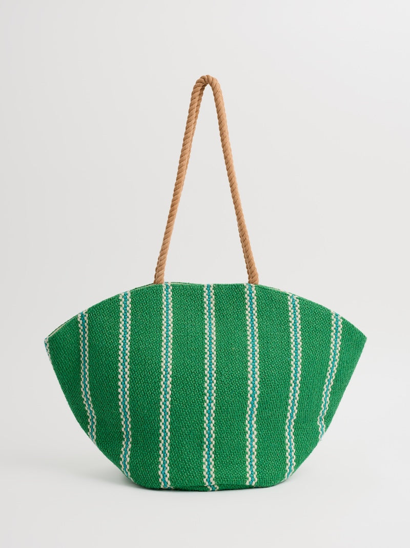 Alkanet Jute Clam-Shaped Bag