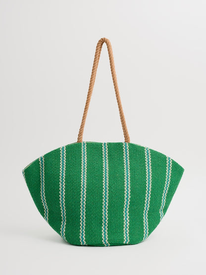 Alkanet Jute Clam-Shaped Bag