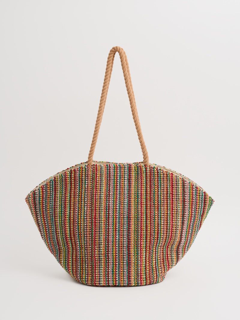 Alkanet Jute Clam-Shaped Bag