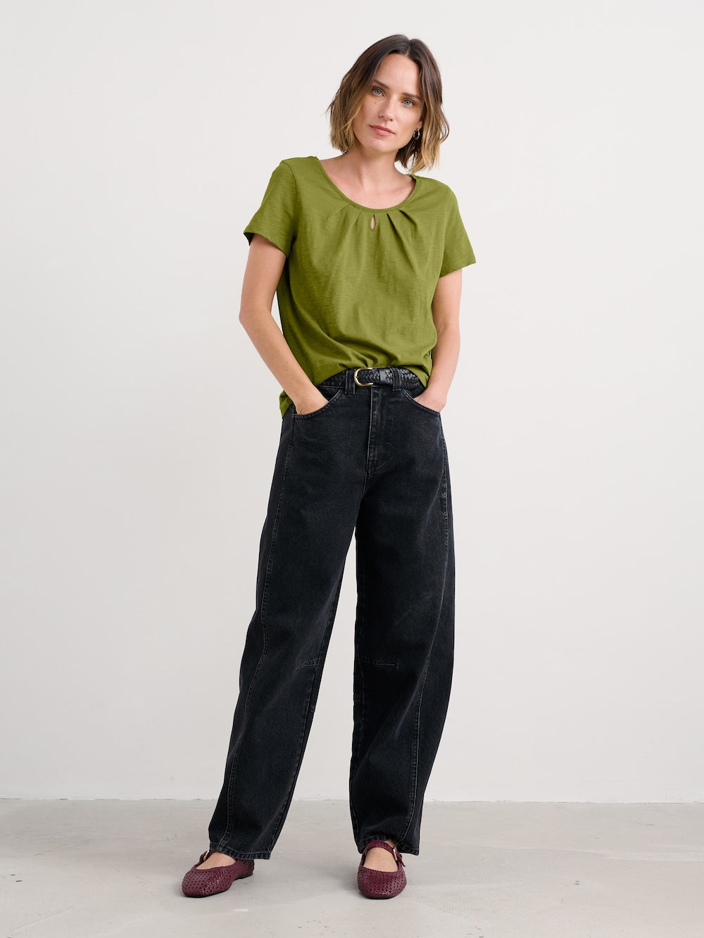 Women's Appletree Keyhole Top