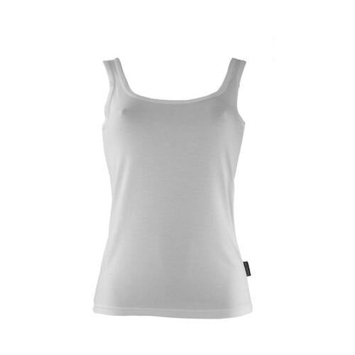 Bamboo Singlets - Womens General Bamboo Textiles 12 White 