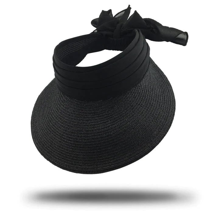 Visor Braided Toyo Hat World Australia Black 