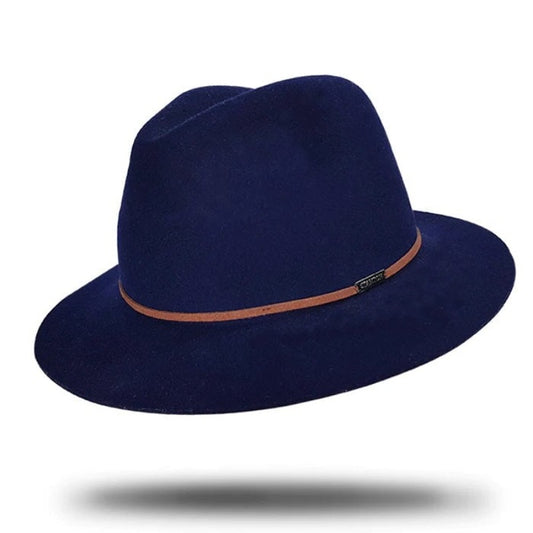 Hat Felt Fedora Navy Hat World Australia 