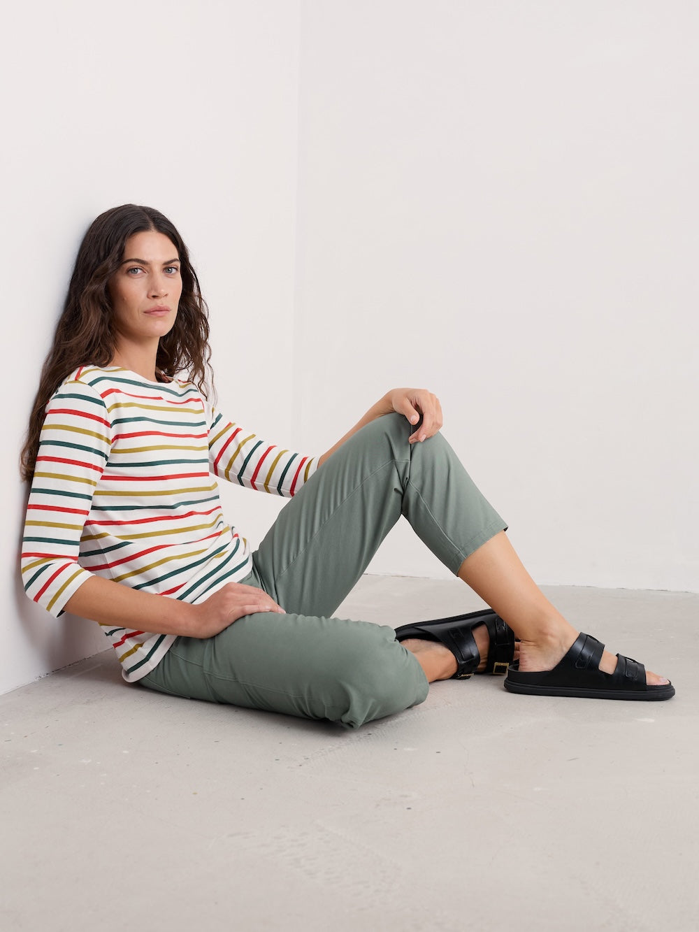 Women's Sailor 3/4 Sleeve Top