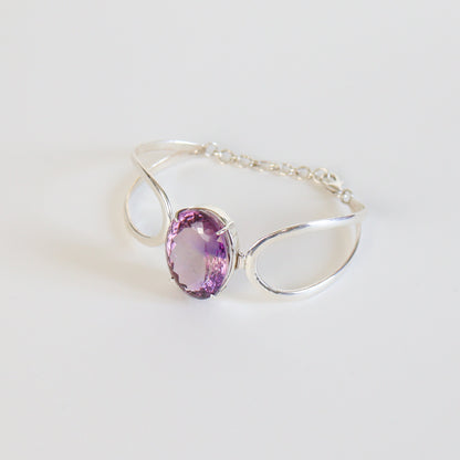 Ametrine Silver Bracelet
