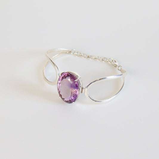 Ametrine Silver Bracelet