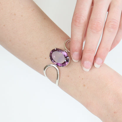 Ametrine Silver Bracelet