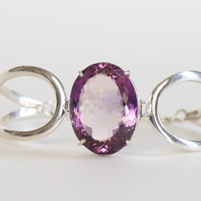 Ametrine Silver Bracelet