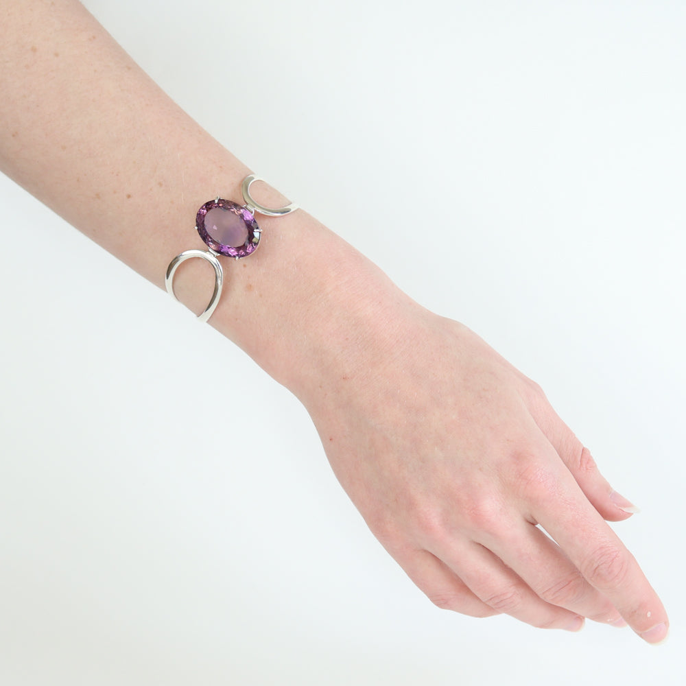 Ametrine Silver Bracelet