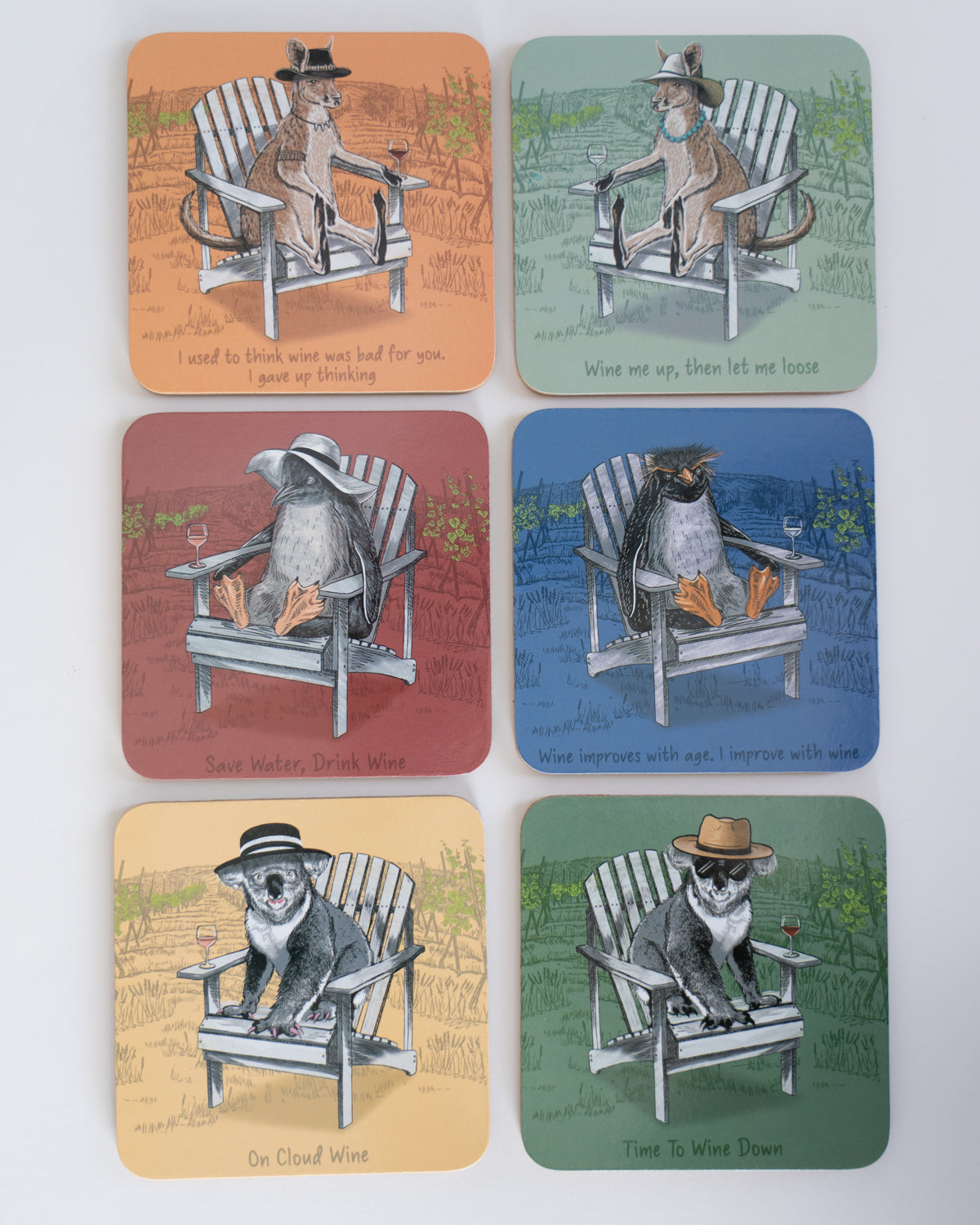 Drink Coasters Set of 6