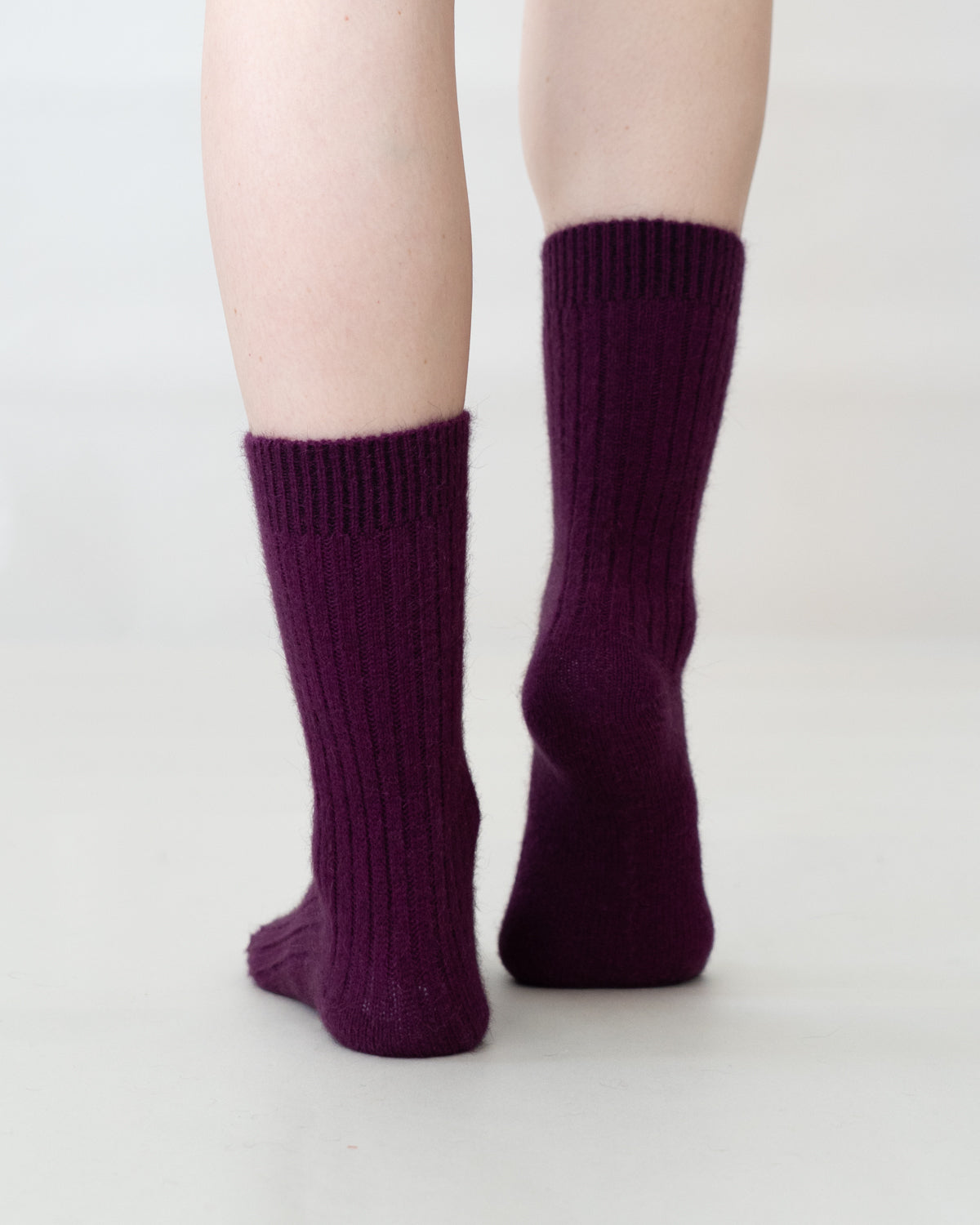 Socks Possum Merino Ribbed