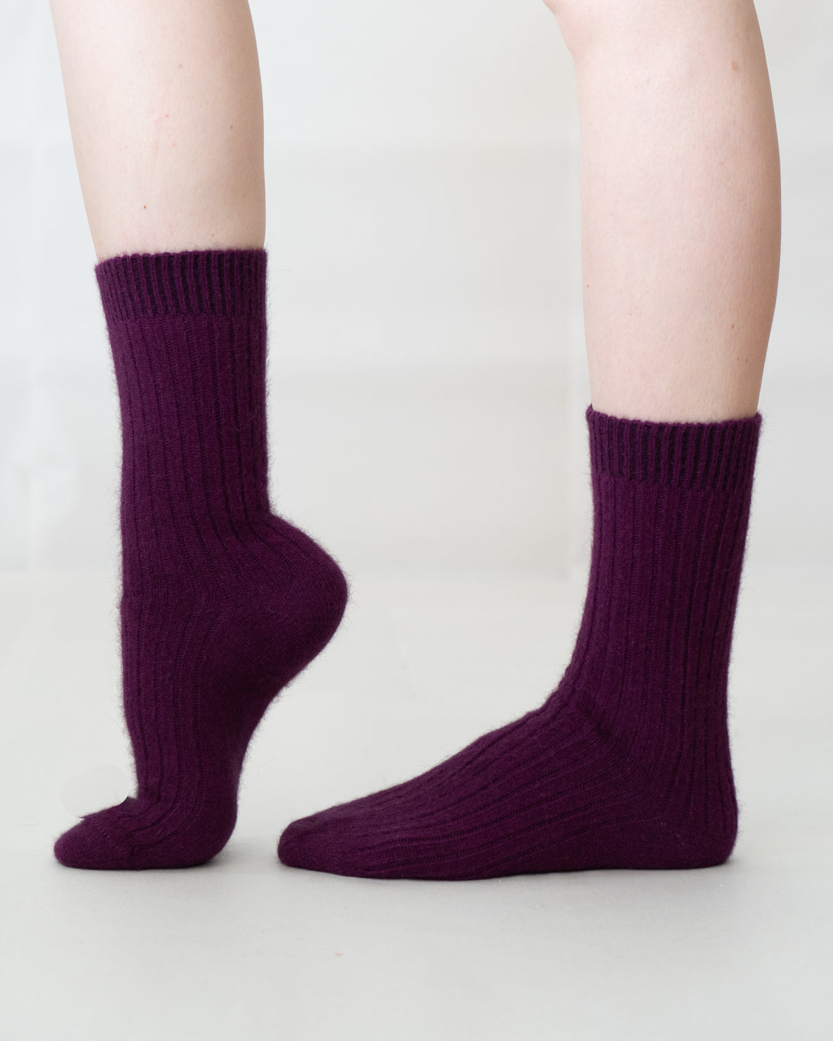 Socks Possum Merino Ribbed