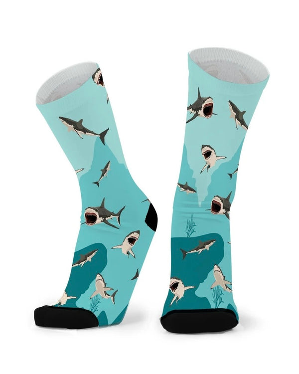 Socks Bamboo Pattern Unisex Larger & Wider