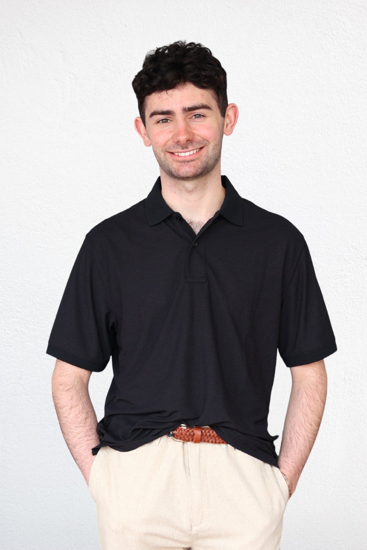Men's ETL Seawool Polo Shirt - Jet Black