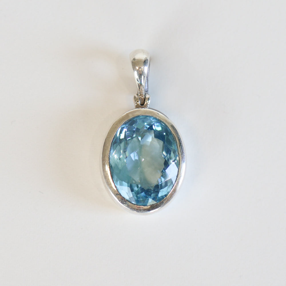 Blue Topaz Pendant