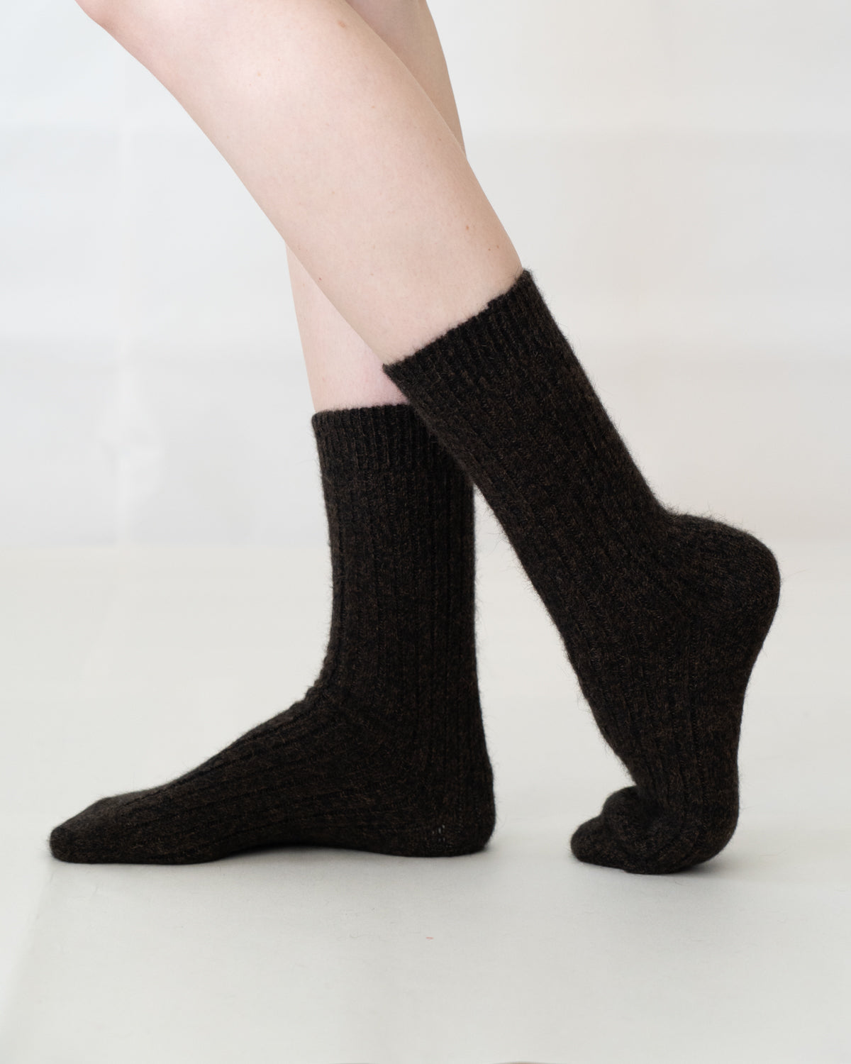 Socks Possum Merino Ribbed